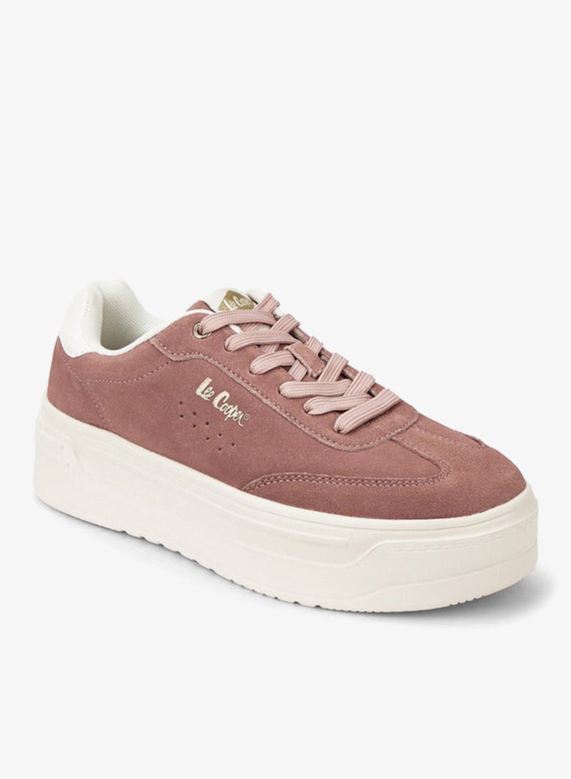 Lee Cooper Women's Textured Lace-Up Sneakers - Image 3